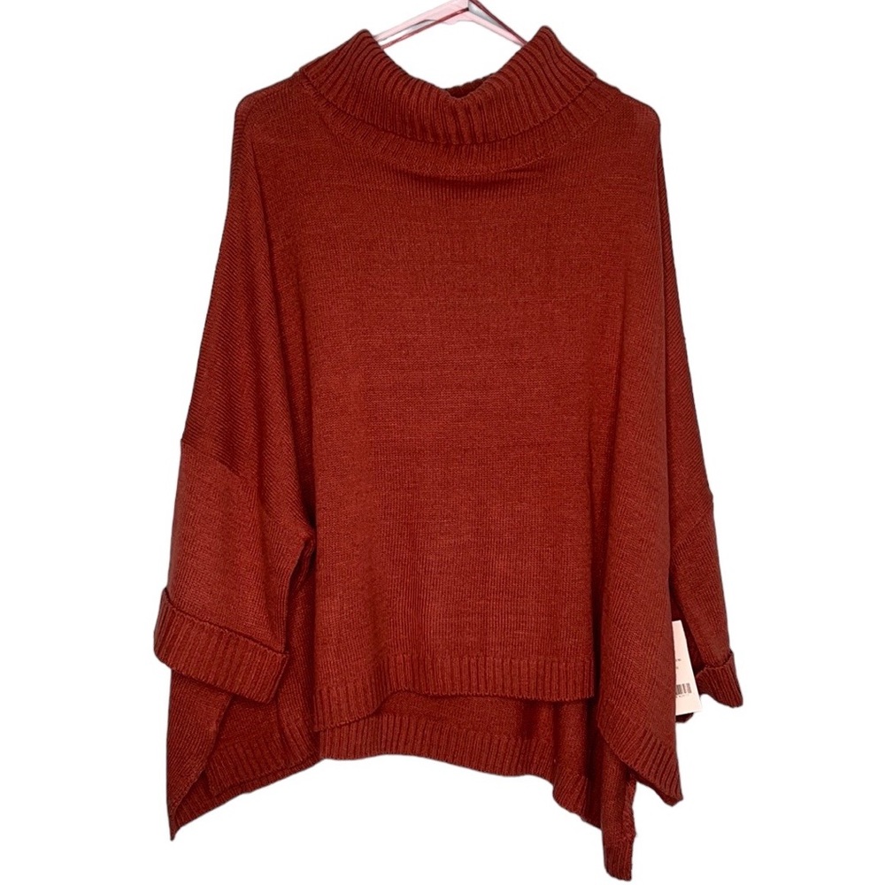 NWT Rust Orange Brown Sweater Women’s Size Large